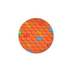 Roof Roofing Tiles  Golf Ball Marker by artworkshop