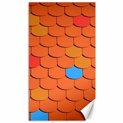 Roof Roofing Tiles  Canvas 40  X 72  by artworkshop