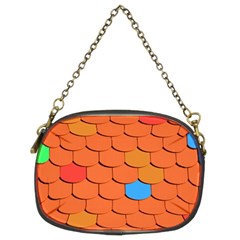 Roof Roofing Tiles  Chain Purse (two Sides) by artworkshop