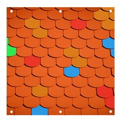 Roof Roofing Tiles  Banner And Sign 4  X 4  by artworkshop