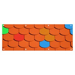 Roof Roofing Tiles  Banner And Sign 8  X 3  by artworkshop