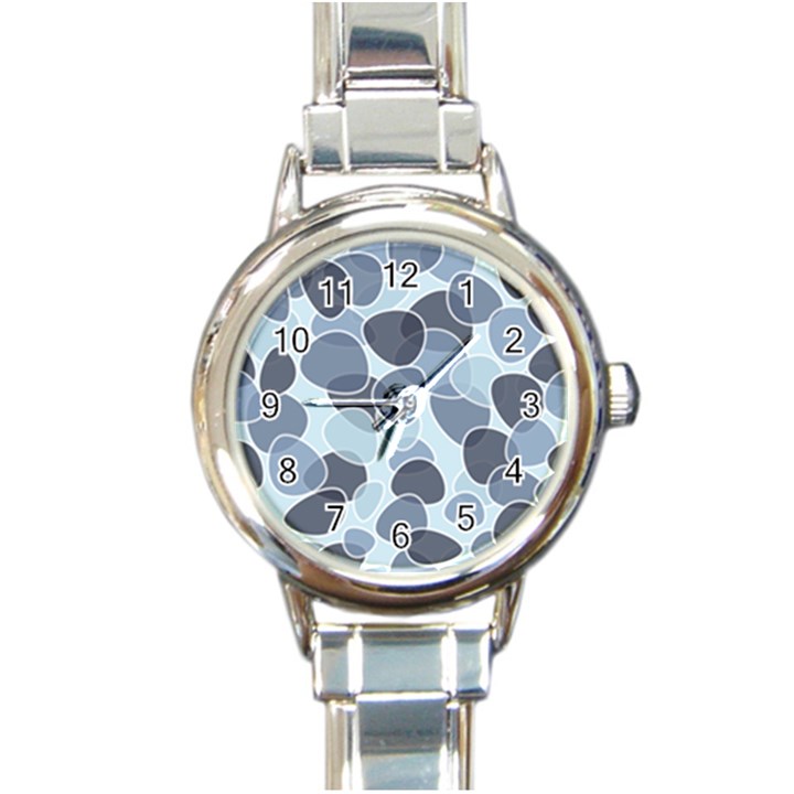 Sample Pattern Seamless Round Italian Charm Watch