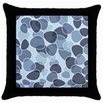 Sample Pattern Seamless Throw Pillow Case (Black) Front