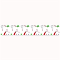 Santa Claus Snowman Christmas  Small Bar Mat