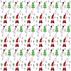 Santa Claus Snowman Christmas  Play Mat (square) by artworkshop