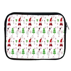 Santa Claus Snowman Christmas  Apple Ipad 2/3/4 Zipper Cases by artworkshop