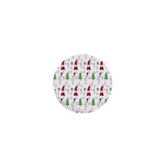 Santa Claus Snowman Christmas  1  Mini Buttons by artworkshop