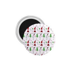 Santa Claus Snowman Christmas  1 75  Magnets by artworkshop