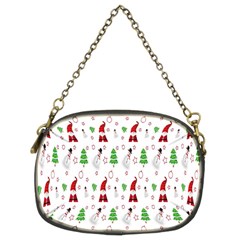 Santa Claus Snowman Christmas  Chain Purse (two Sides) by artworkshop