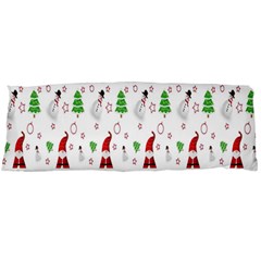 Santa Claus Snowman Christmas  Body Pillow Case (dakimakura) by artworkshop