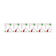 Santa Claus Snowman Christmas  Flano Scarf (mini)