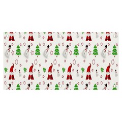 Santa Claus Snowman Christmas  Banner And Sign 6  X 3  by artworkshop