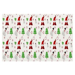 Santa Claus Snowman Christmas  Banner And Sign 6  X 4  by artworkshop