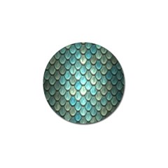 Scales Backdrop Texture Golf Ball Marker (4 Pack) by artworkshop