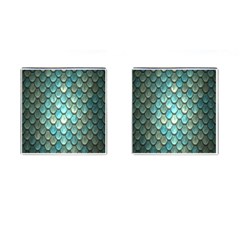 Scales Backdrop Texture Cufflinks (square) by artworkshop