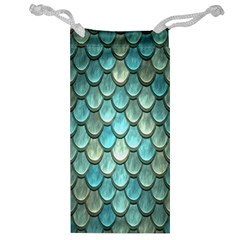 Scales Backdrop Texture Jewelry Bag by artworkshop