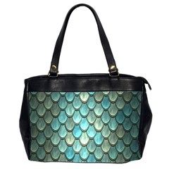 Scales Backdrop Texture Oversize Office Handbag (2 Sides) by artworkshop