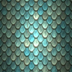 Scales Backdrop Texture Play Mat (square) by artworkshop