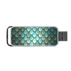 Scales Backdrop Texture Portable Usb Flash (one Side) by artworkshop