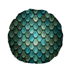 Scales Backdrop Texture Standard 15  Premium Round Cushions by artworkshop