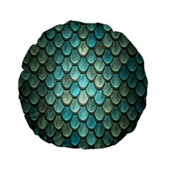 Scales Backdrop Texture Standard 15  Premium Flano Round Cushions by artworkshop