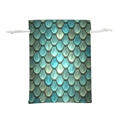 Scales Backdrop Texture Lightweight Drawstring Pouch (l) by artworkshop