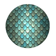 Scales Backdrop Texture Mini Round Pill Box (pack Of 3) by artworkshop