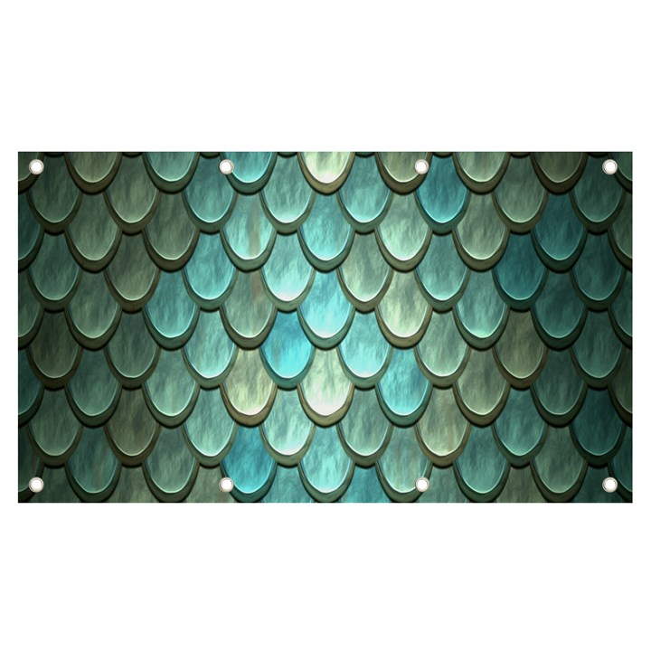 Scales Backdrop Texture Banner and Sign 7  x 4 