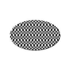 Seamless Abstract Geometric Pattern Background Sticker Oval (100 Pack)