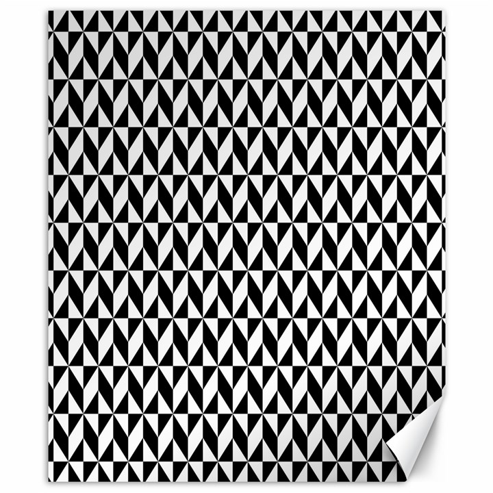 Seamless Abstract Geometric Pattern Background Canvas 8  x 10 