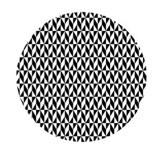 Seamless Abstract Geometric Pattern Background Mini Round Pill Box by artworkshop