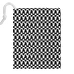 Seamless Abstract Geometric Pattern Background Drawstring Pouch (4XL) Back