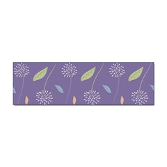 Seamless Pattern Floral Background Violet Background Sticker (bumper) by artworkshop