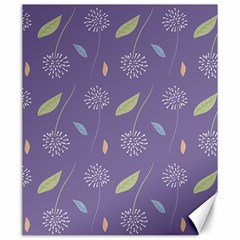 Seamless Pattern Floral Background Violet Background Canvas 20  X 24  by artworkshop