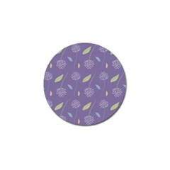 Seamless Pattern Floral Background Violet Background Golf Ball Marker (10 Pack) by artworkshop