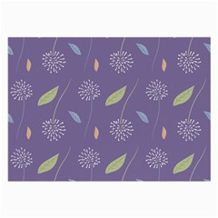 Seamless Pattern Floral Background Violet Background Large Glasses Cloth