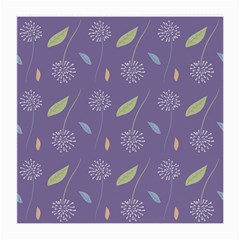 Seamless Pattern Floral Background Violet Background Medium Glasses Cloth (2 Sides) by artworkshop