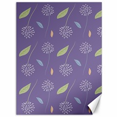 Seamless Pattern Floral Background Violet Background Canvas 36  X 48  by artworkshop