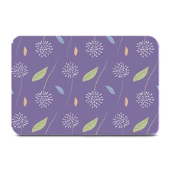 Seamless Pattern Floral Background Violet Background Plate Mats by artworkshop