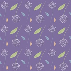 Seamless Pattern Floral Background Violet Background Play Mat (rectangle) by artworkshop