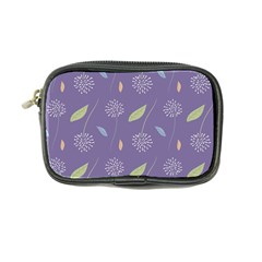 Seamless Pattern Floral Background Violet Background Coin Purse by artworkshop