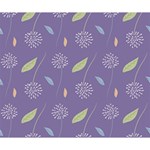 Seamless Pattern Floral Background Violet Background Deluxe Canvas 14  x 11  (Stretched) 14  x 11  x 1.5  Stretched Canvas