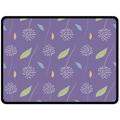 Seamless Pattern Floral Background Violet Background Fleece Blanket (large) by artworkshop