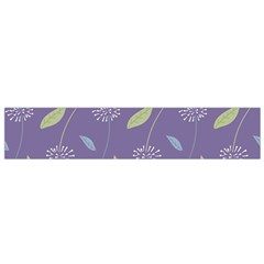 Seamless Pattern Floral Background Violet Background Small Flano Scarf by artworkshop