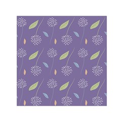 Seamless Pattern Floral Background Violet Background Square Satin Scarf (30  X 30 ) by artworkshop