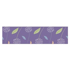 Seamless Pattern Floral Background Violet Background Oblong Satin Scarf (16  X 60 ) by artworkshop