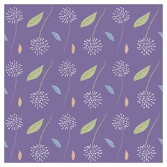 Seamless Pattern Floral Background Violet Background Lightweight Scarf  by artworkshop