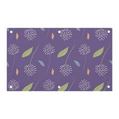 Seamless Pattern Floral Background Violet Background Banner And Sign 5  X 3  by artworkshop