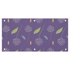 Seamless Pattern Floral Background Violet Background Banner And Sign 6  X 3  by artworkshop