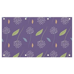 Seamless Pattern Floral Background Violet Background Banner And Sign 7  X 4  by artworkshop